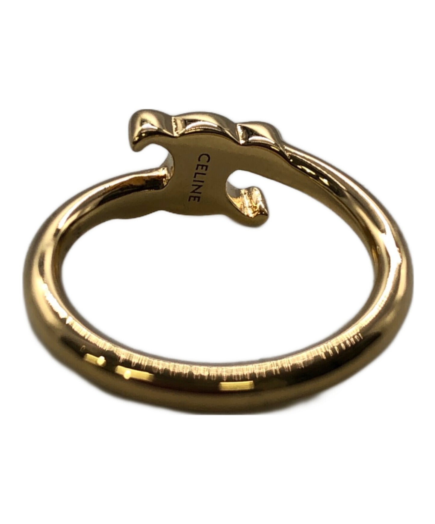[Pre-owned] CELINE Triomphe Asymmetric Ring SLF4273