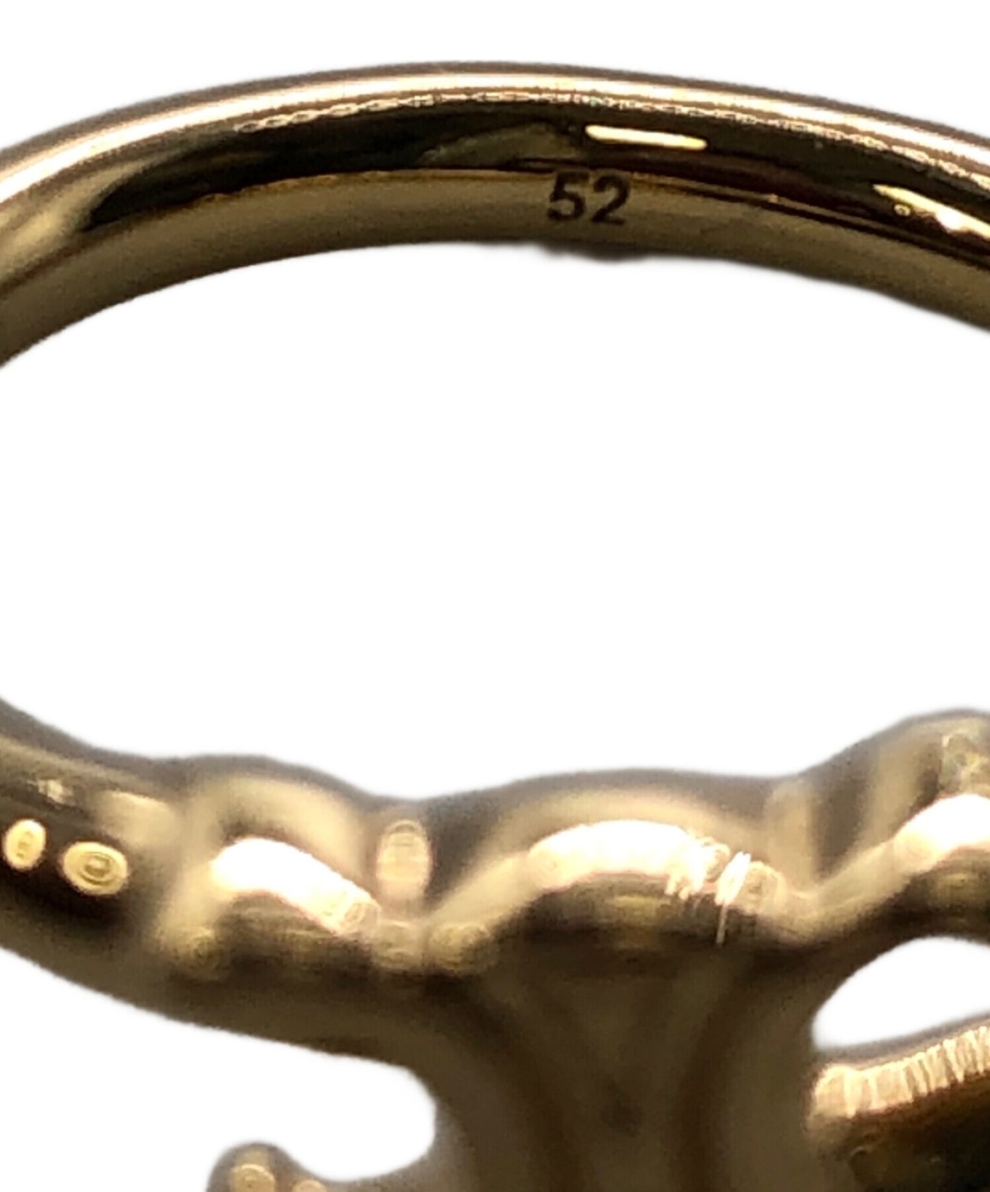 [Pre-owned] CELINE Triomphe Asymmetric Ring SLF4273