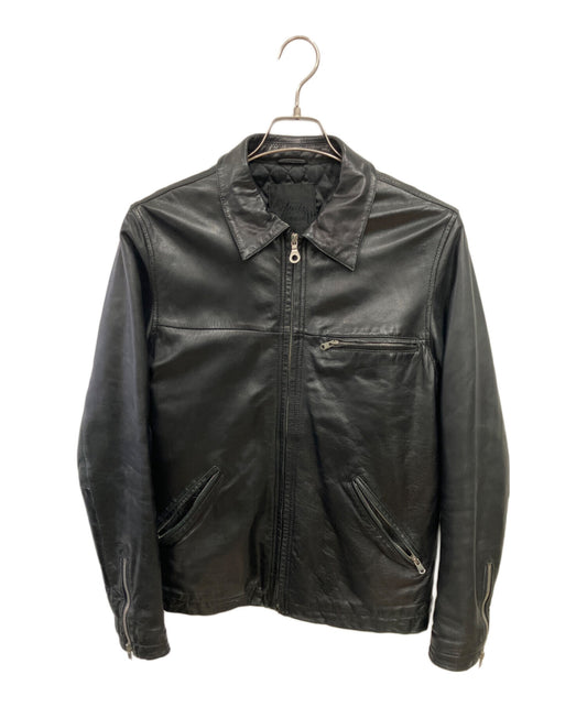 [Pre-owned] stussy single riders jacket