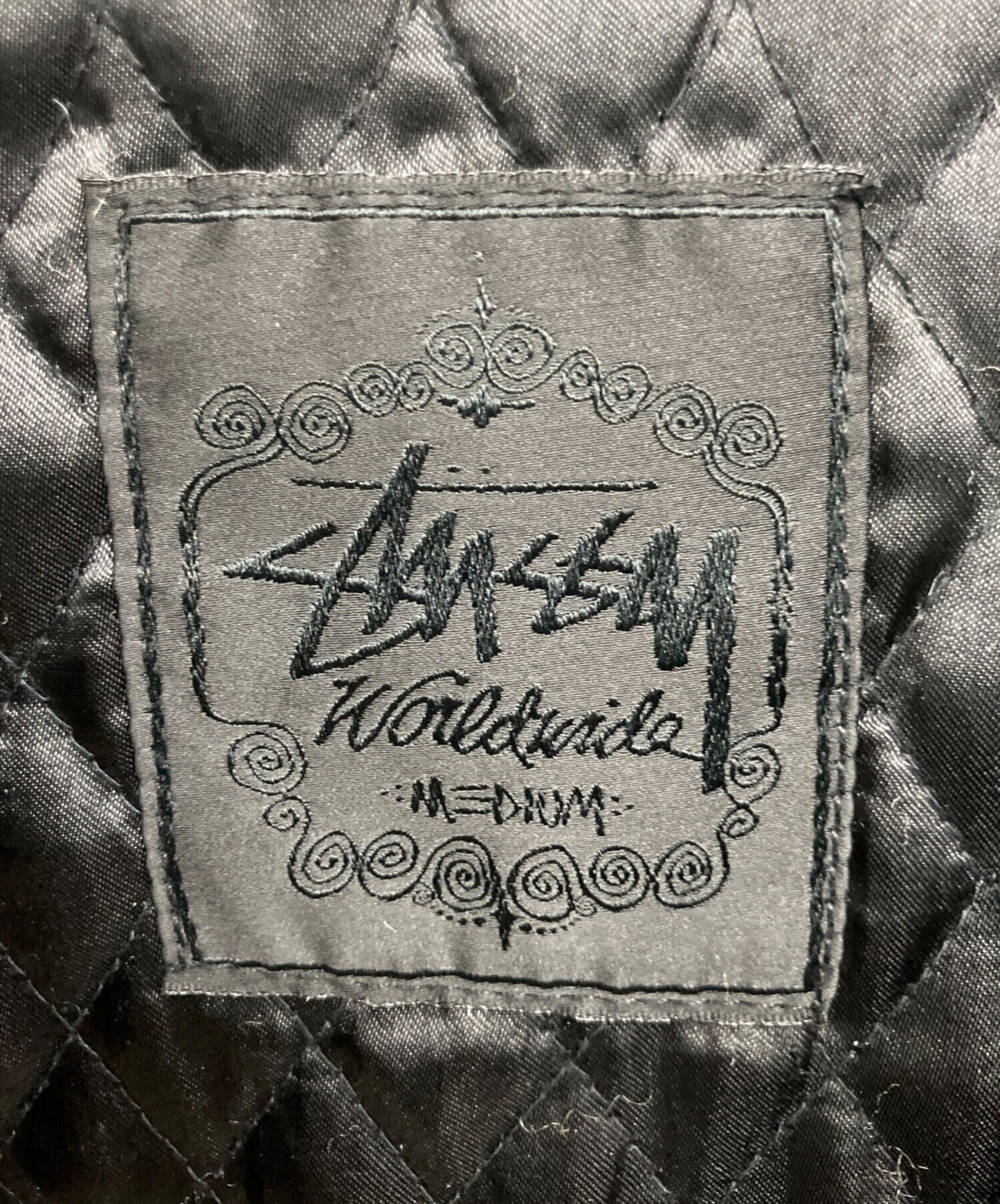 [Pre-owned] stussy single riders jacket