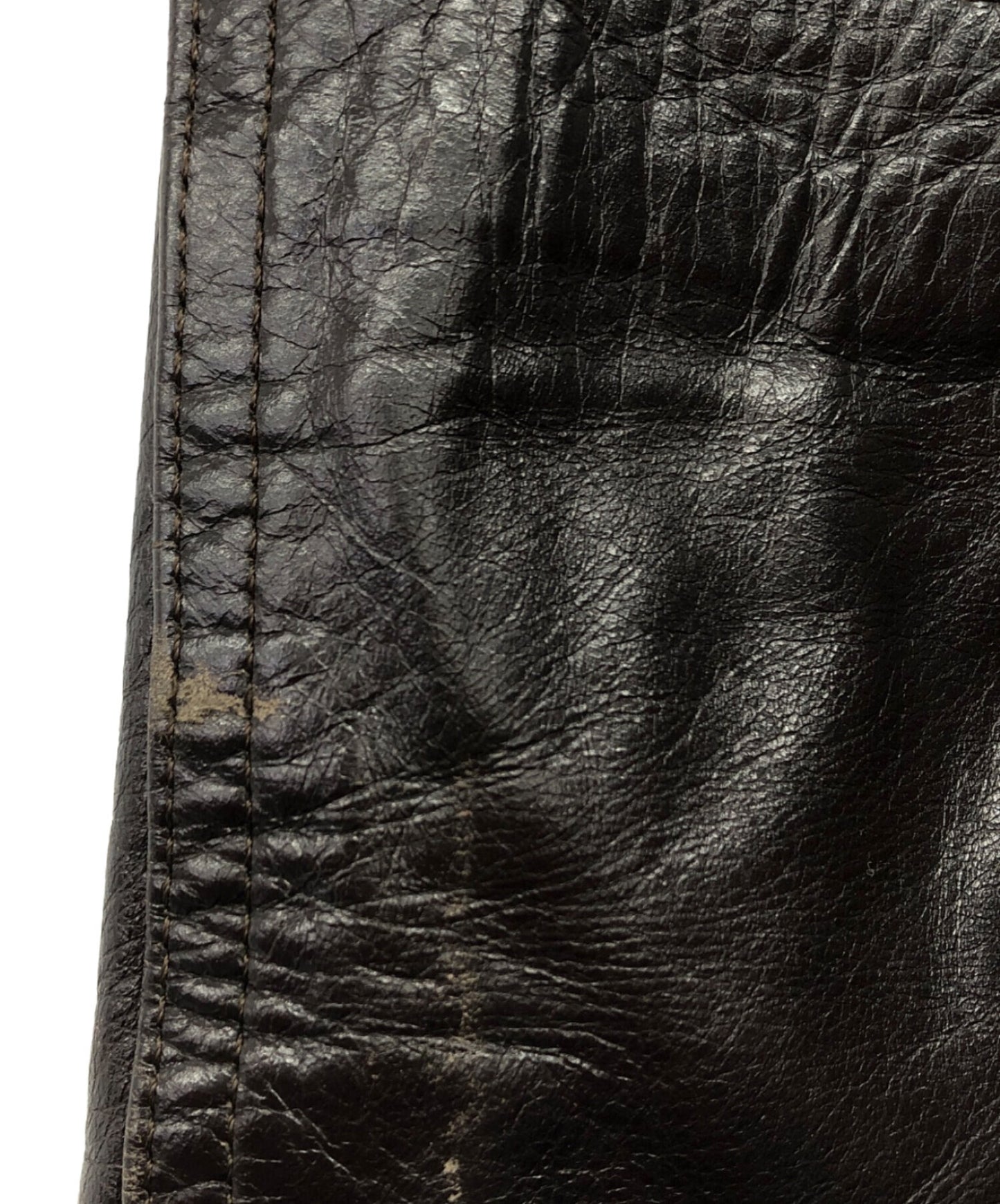 [Pre-owned] UNDERCOVER leather pants 134
