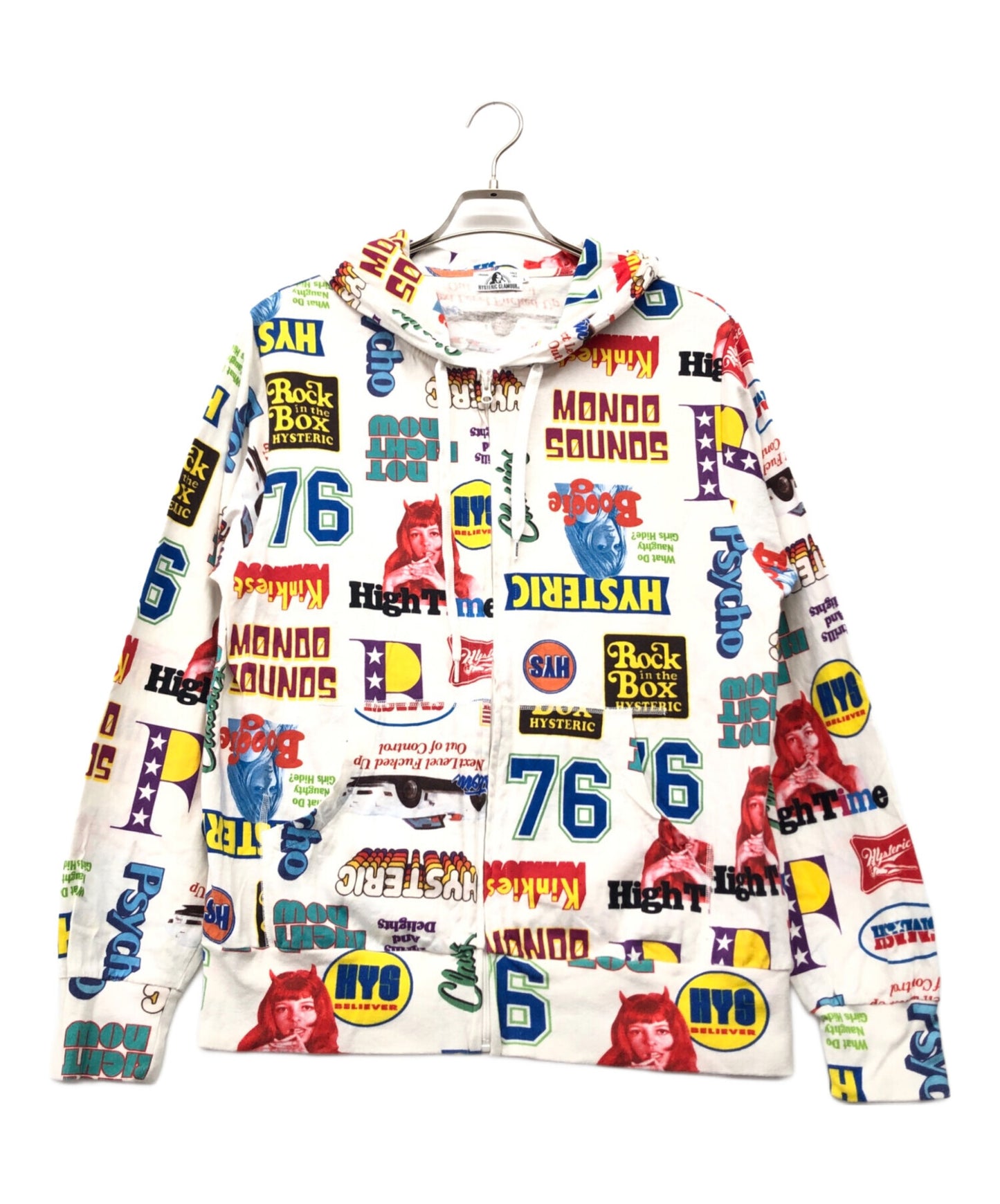 [Pre-owned] Hysteric Glamour zip hoodie 02201CF10