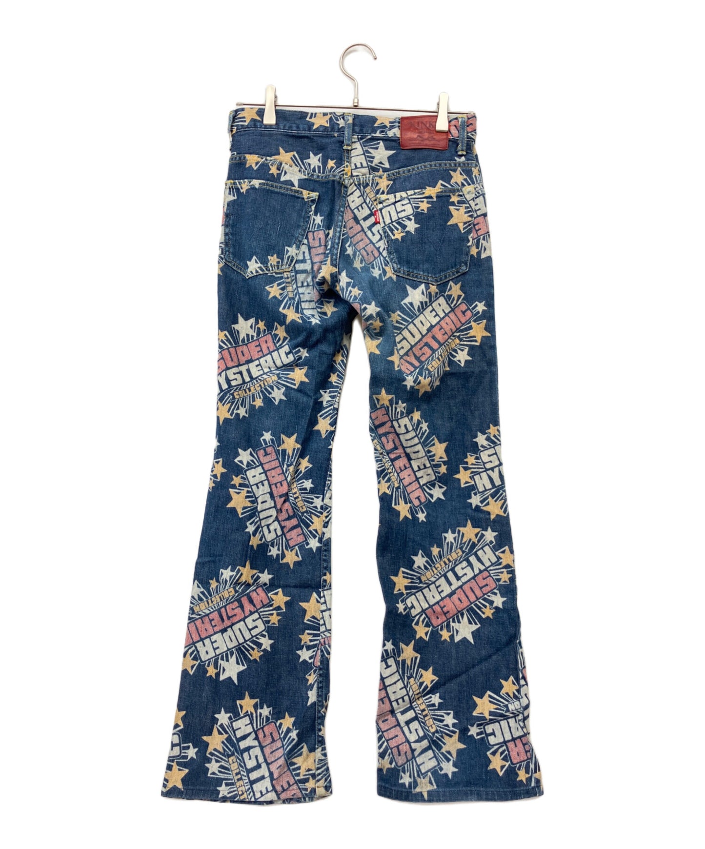 [Pre-owned] Hysteric Glamour all-over denim pants 2AP-0751