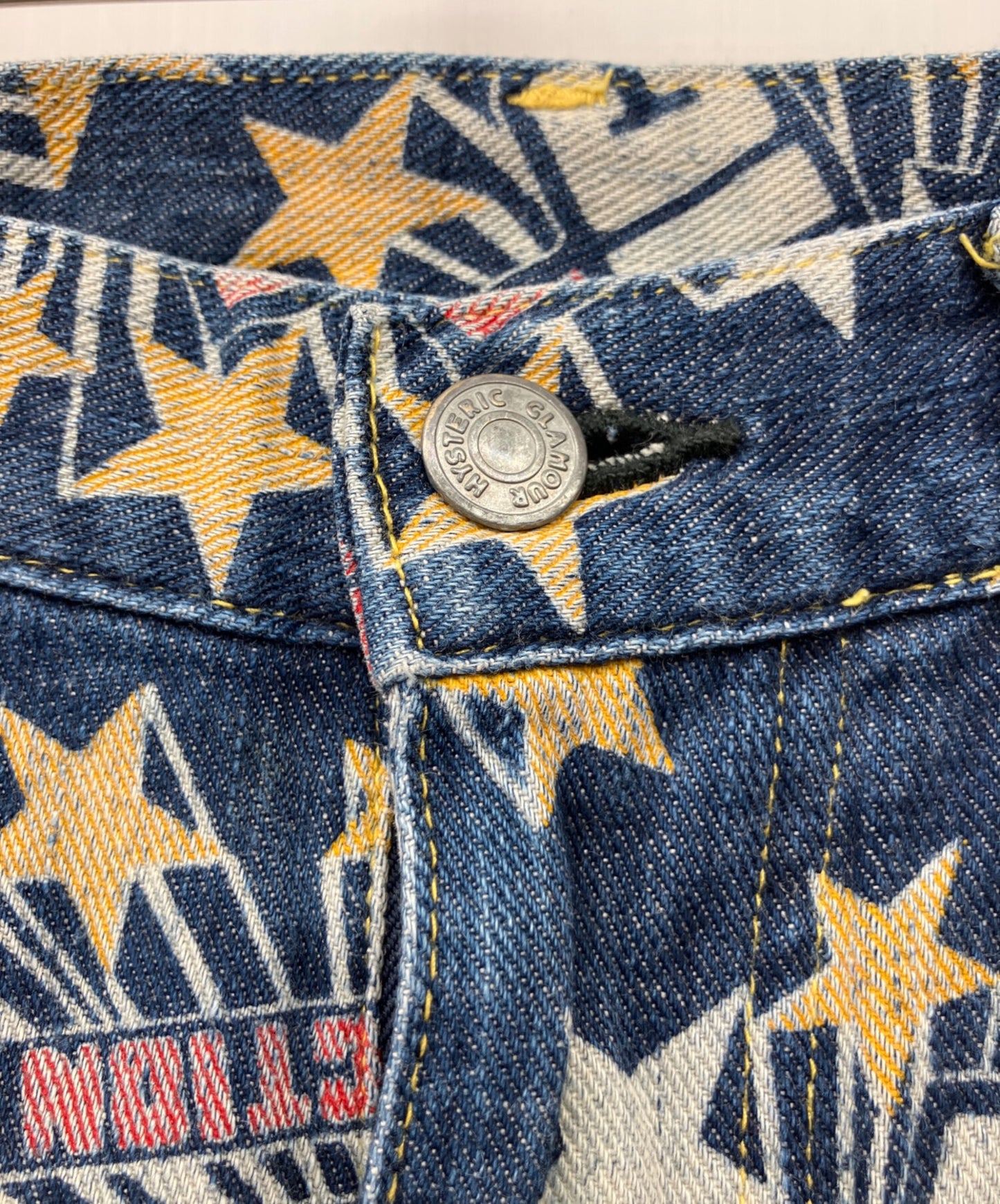[Pre-owned] Hysteric Glamour all-over denim pants 2AP-0751