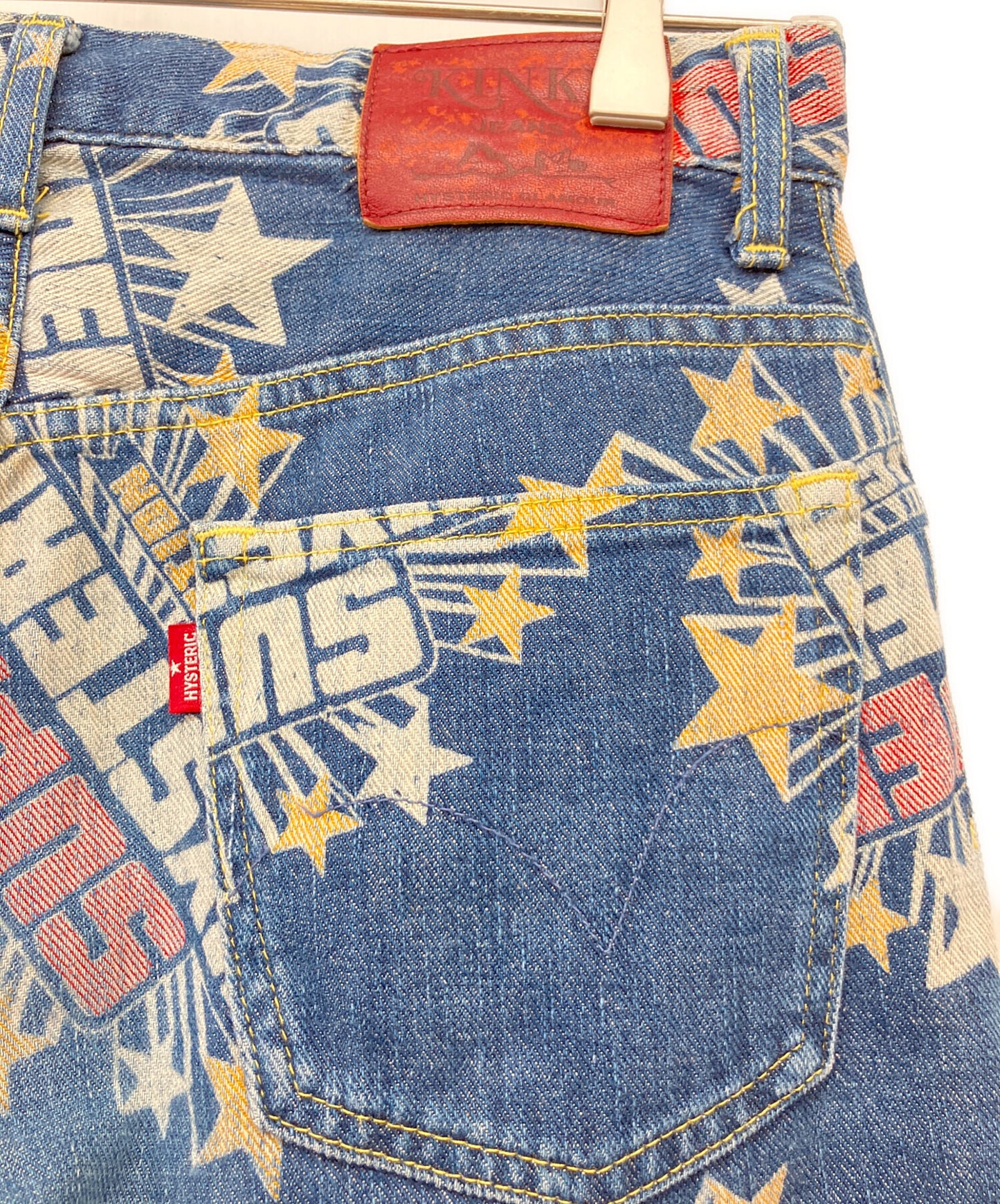 [Pre-owned] Hysteric Glamour all-over denim pants 2AP-0751