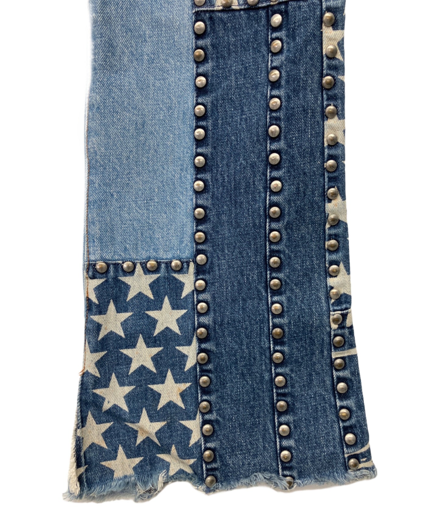 [Pre-owned] Hysteric Glamour patchwork denim pants 2AP-2130