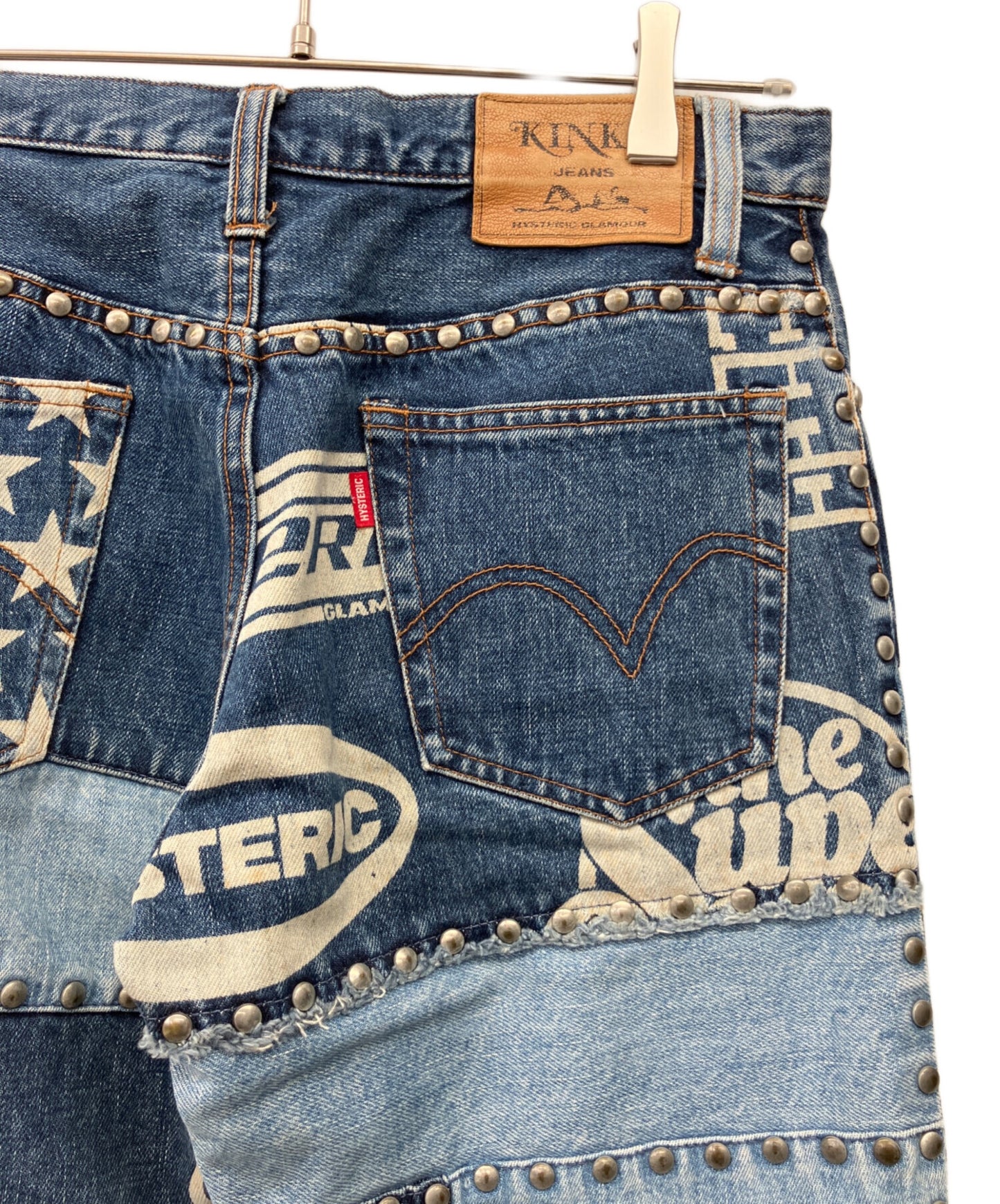 [Pre-owned] Hysteric Glamour patchwork denim pants 2AP-2130