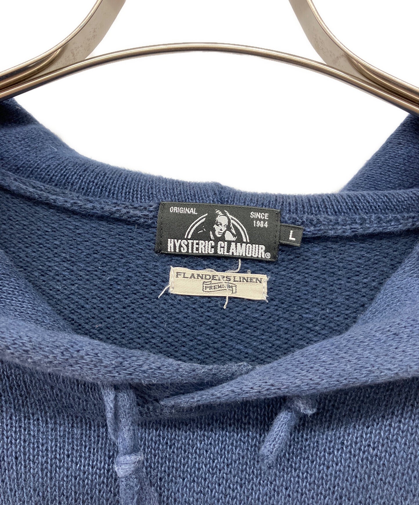 [Pre-owned] Hysteric Glamour Knit Hoodie 0263NS04