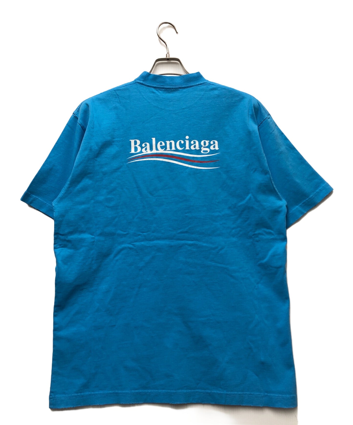 [Pre-owned] BALENCIAGA Printed Logo T-Shirt 641675TNVG5