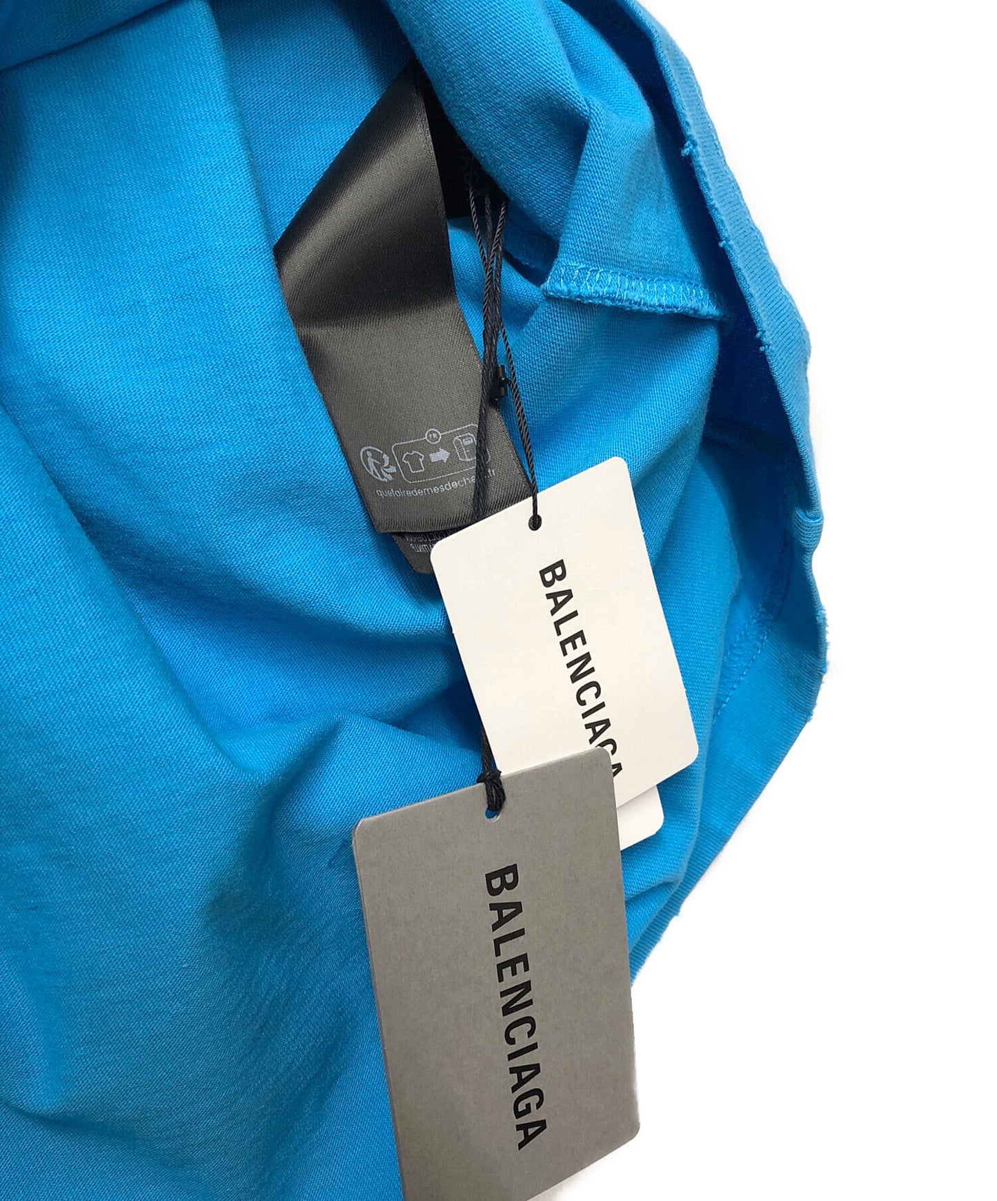 [Pre-owned] BALENCIAGA Printed Logo T-Shirt 641675TNVG5