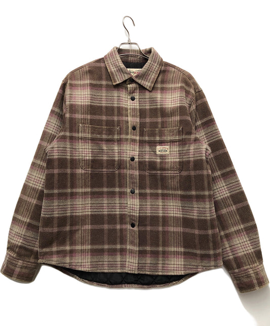 [Pre-owned] stussy Heavy Washed Plaid Shirt 1110339