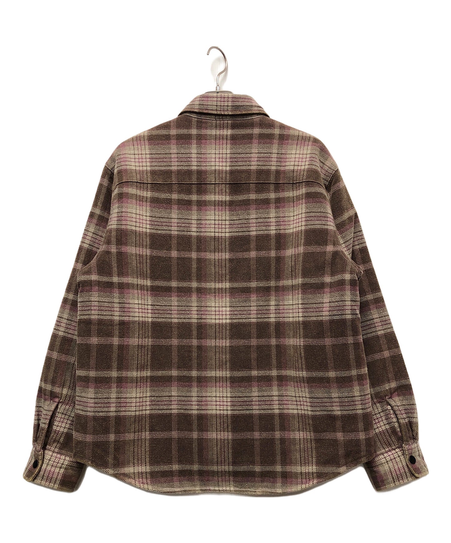 [Pre-owned] stussy Heavy Washed Plaid Shirt 1110339
