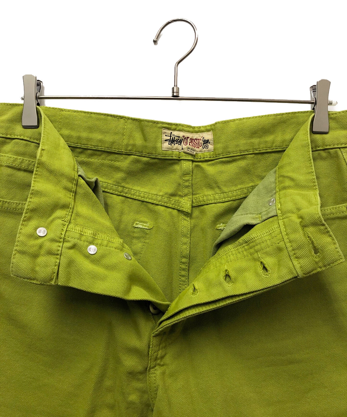 [Pre-owned] stussy CLASSIC PANT WASHED CANVAS 116659