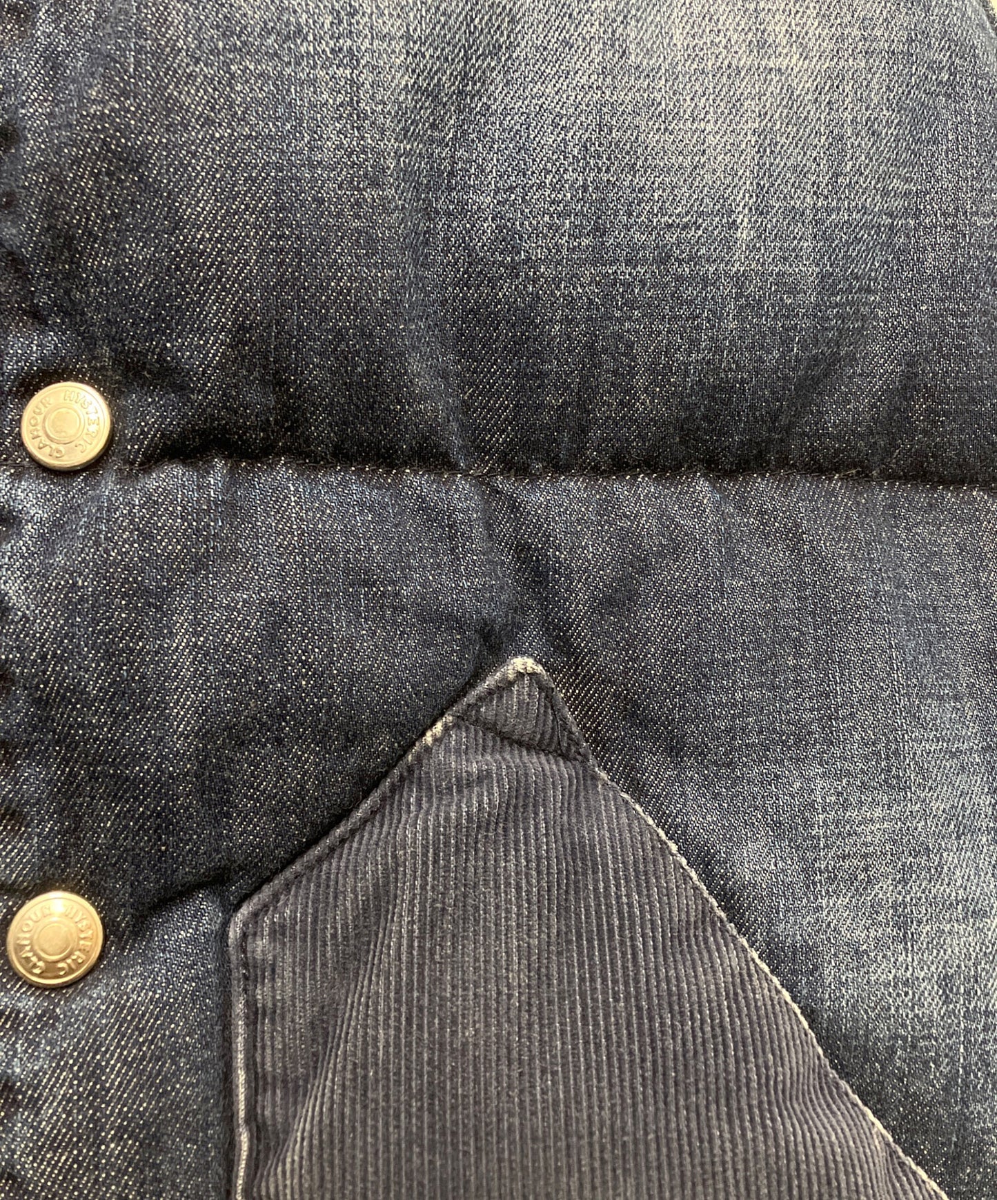 [Pre-owned] Hysteric Glamour Denim Down Vest 0253AV01