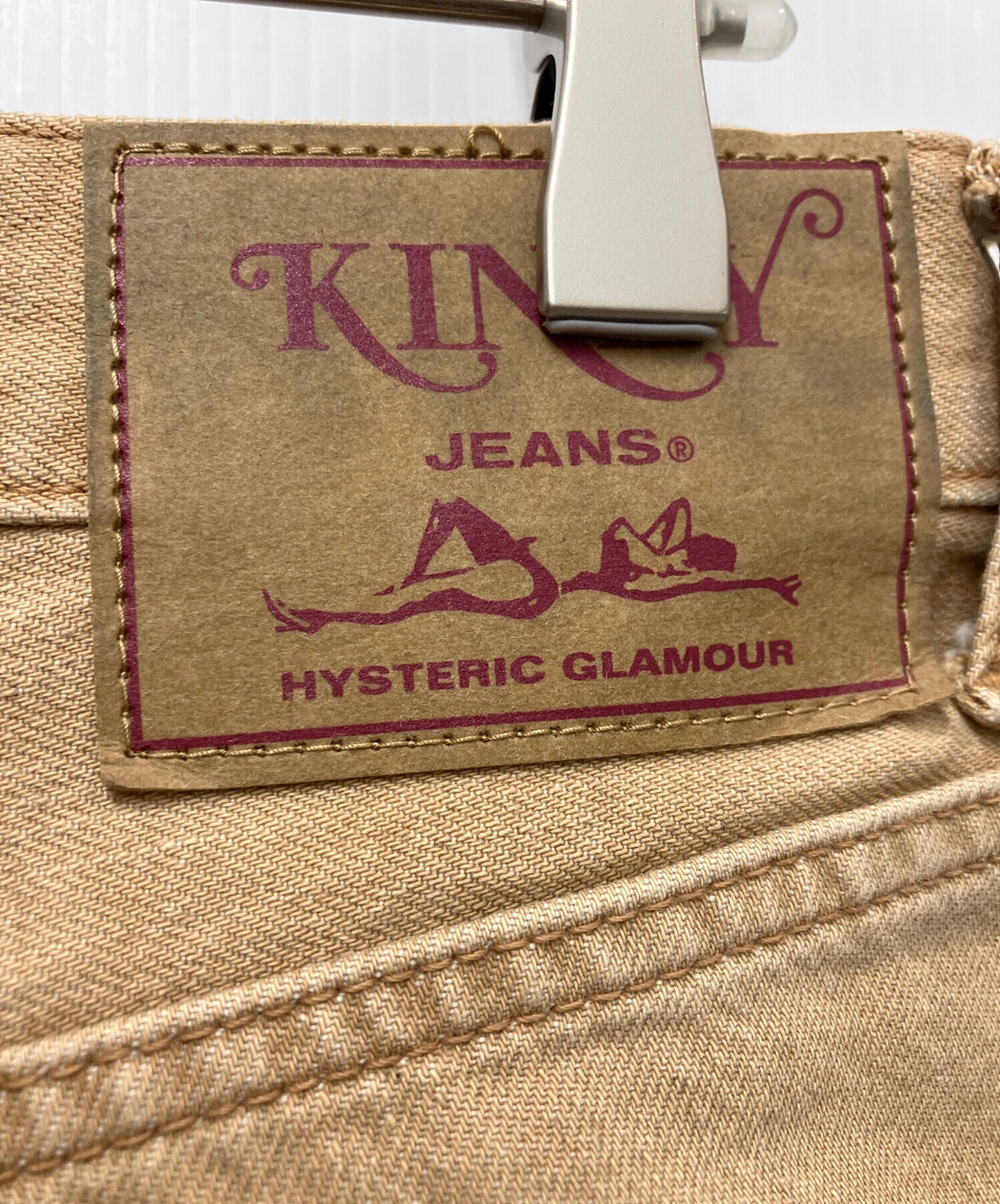 [Pre-owned] Hysteric Glamour wide denim pants 01243AP07