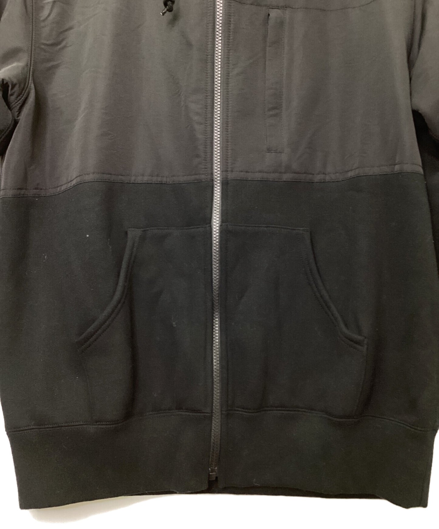 [Pre-owned] COMME des GARCONS HOMME Nylon-Switched Zip Hoodie HF-T020