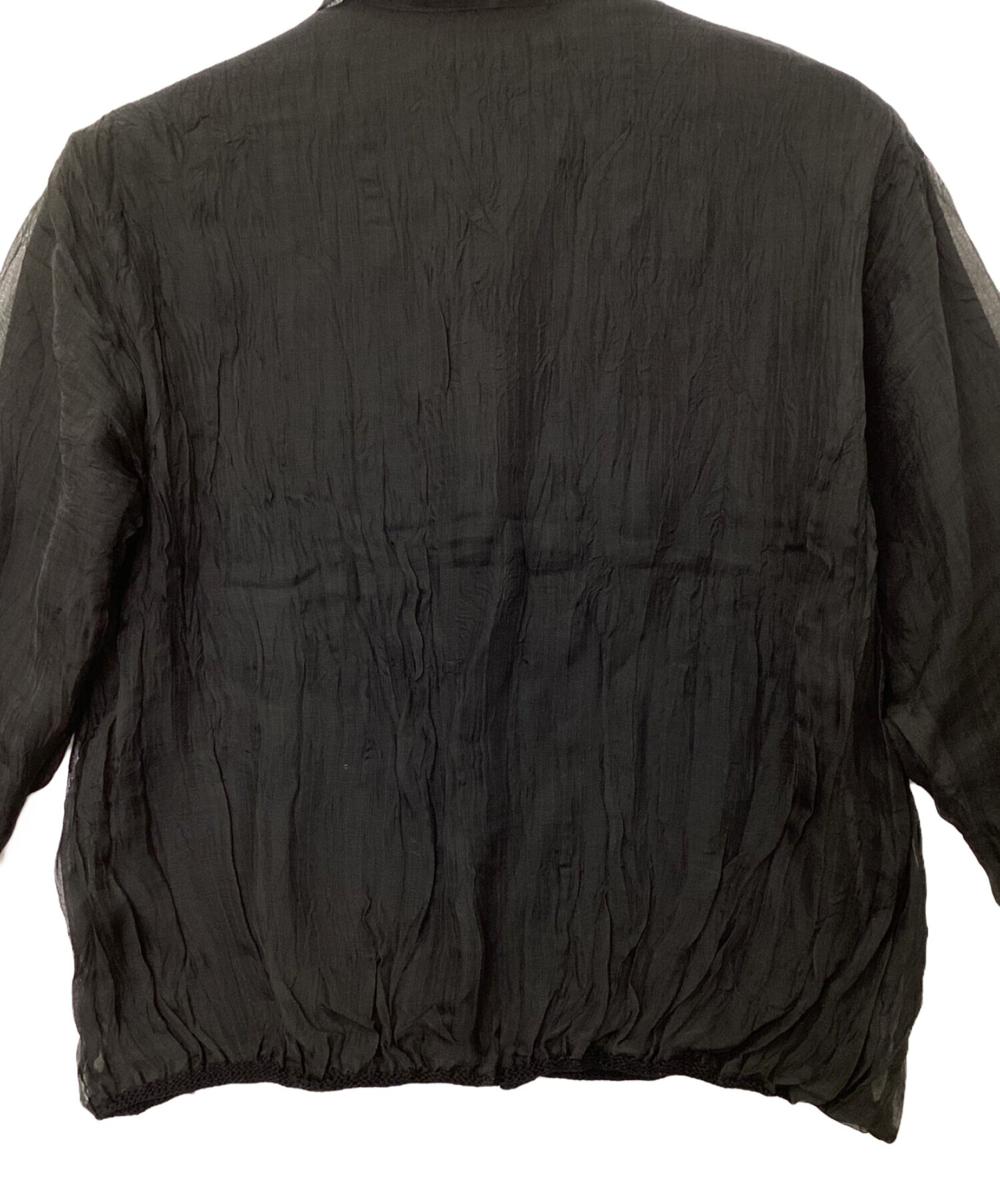 [Pre-owned] ISSEY MIYAKE Wrinkled high neck blouse IM22KJ902