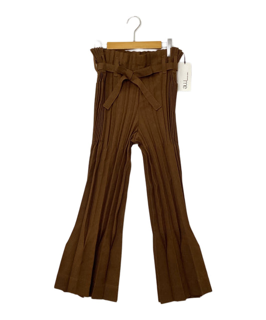 [Pre-owned] me ISSEY MIYAKE pleated pants with belt MI83FF512