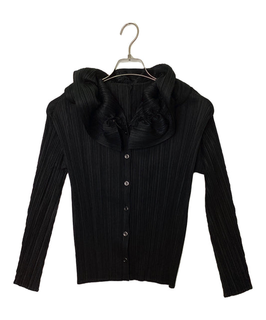 [Pre-owned] PLEATS PLEASE knitted cardigan PP41-JJ822