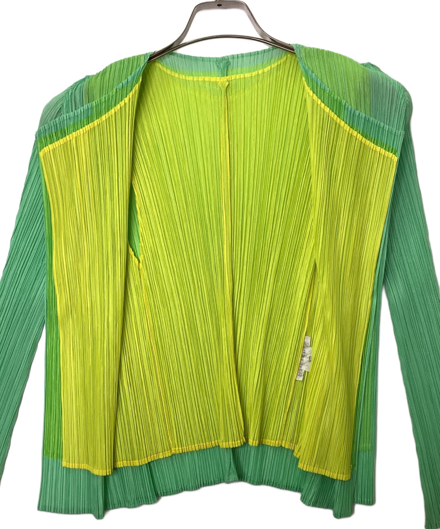 [Pre-owned] PLEATS PLEASE layered pleated cardigan PP31-JO784