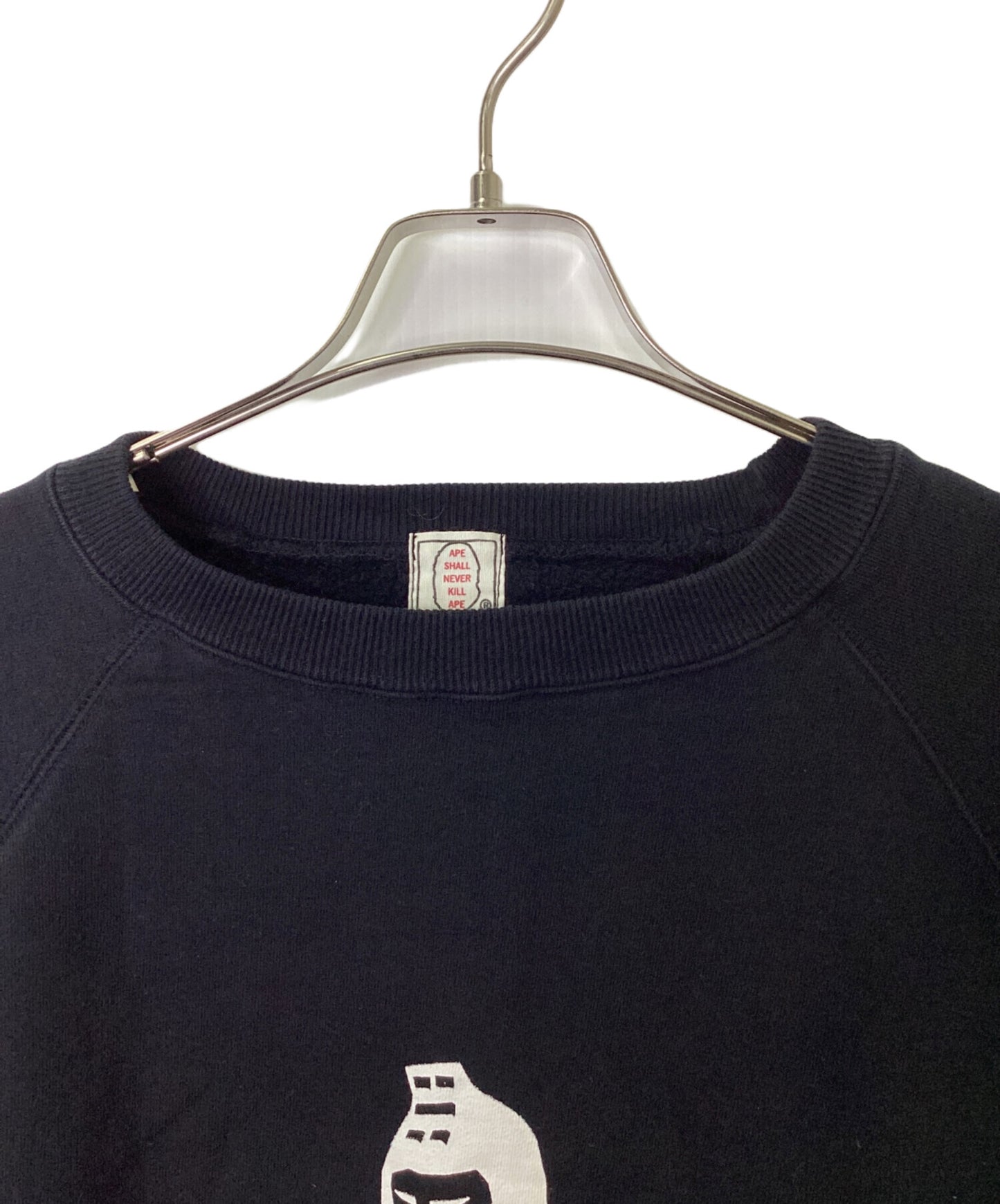 [Pre-owned] A BATHING APE crew neck sweatshirt
