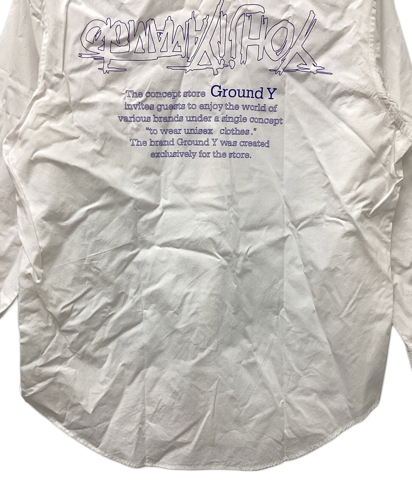 [Pre-owned] GROUND Y long-sleeved shirt GA-B21-020