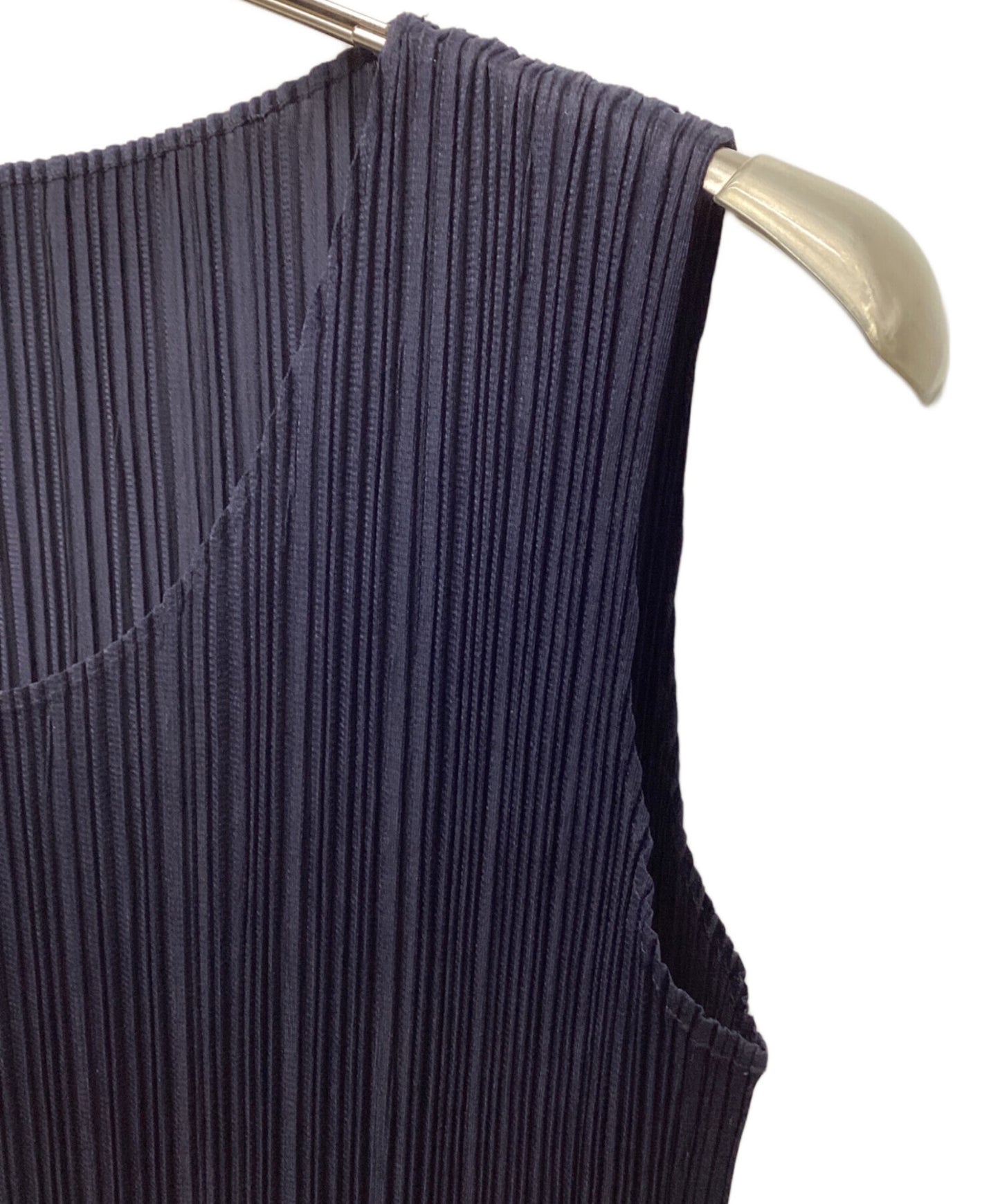 [Pre-owned] PLEATS PLEASE Sleeveless Pleated Dress PP04-JH616