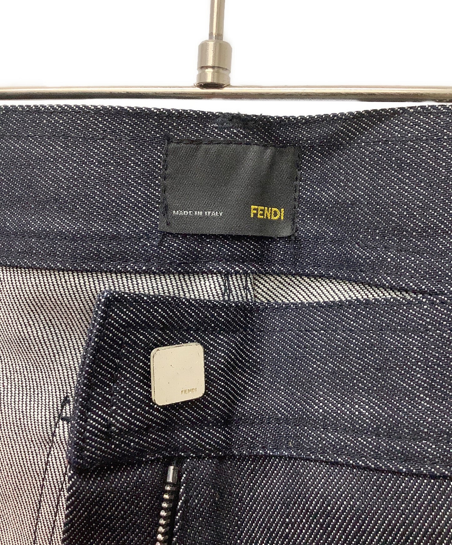 [Pre-owned] FENDI Center Stitch Denim Pants