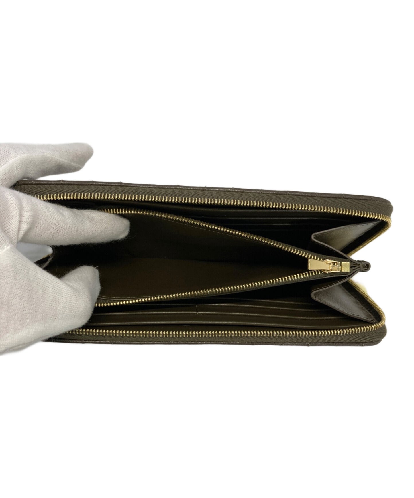 [Pre-owned] CELINE Round Zipper Wallet