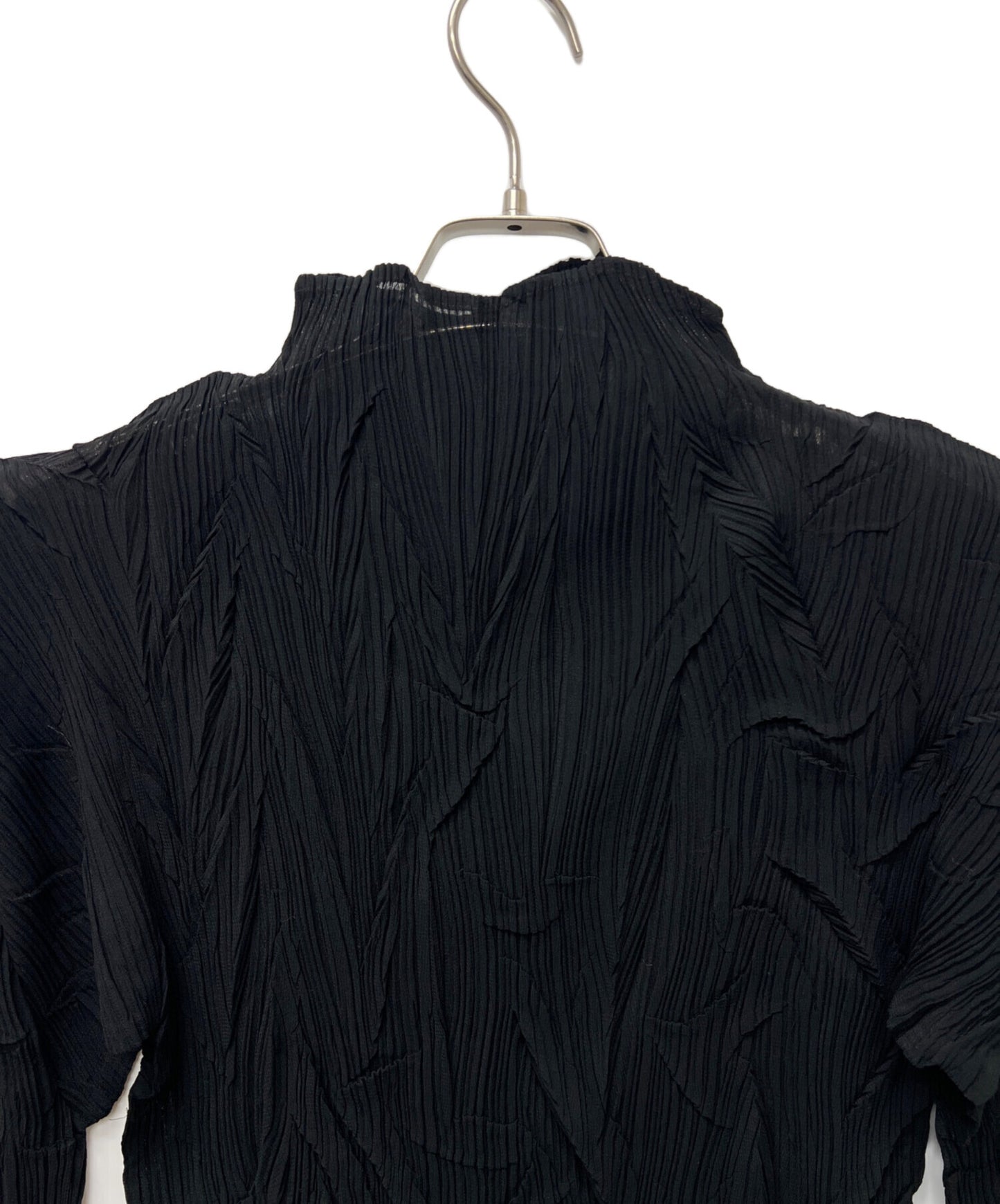 [Pre-owned] ISSEY MIYAKE Pleated high neck cut and sewn IM41-FJ807