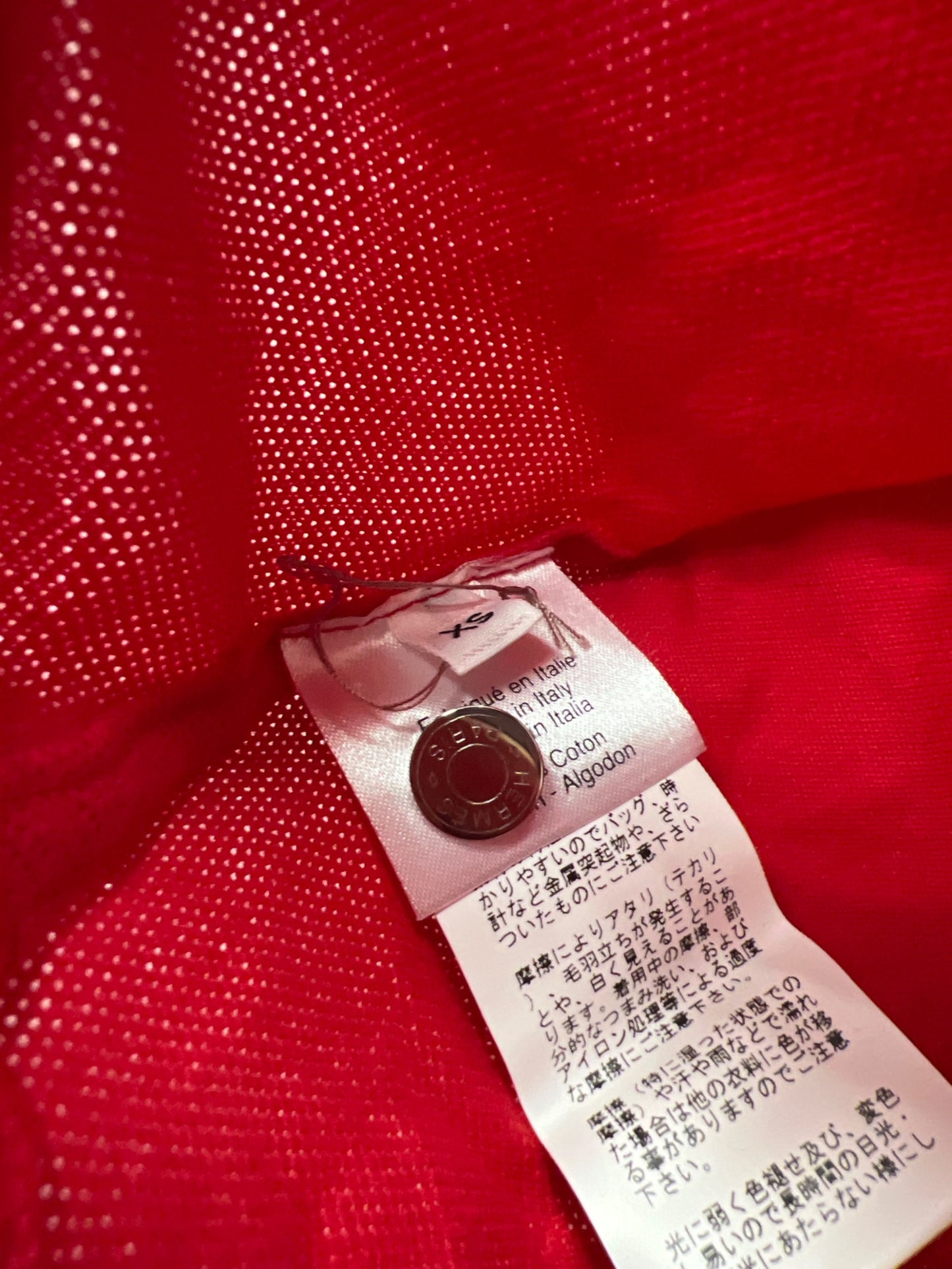 [Pre-owned] HERMES short-sleeved polo shirt