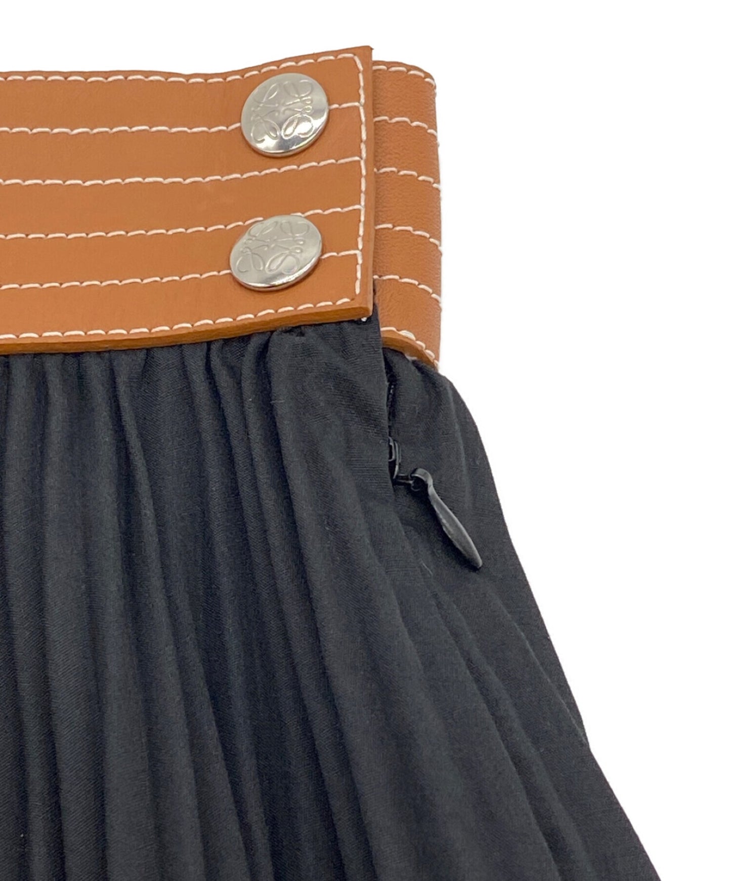 [Pre-owned] LOEWE pleated skirt S2105360FA