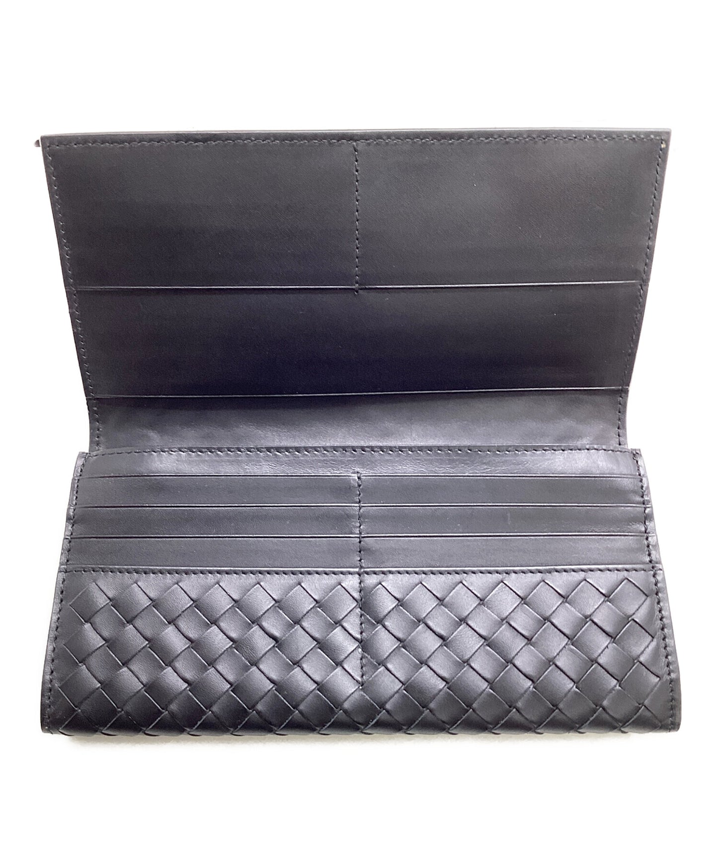 [Pre-owned] BOTTEGA VENETA Intrecciato long wallet 156819v46511000