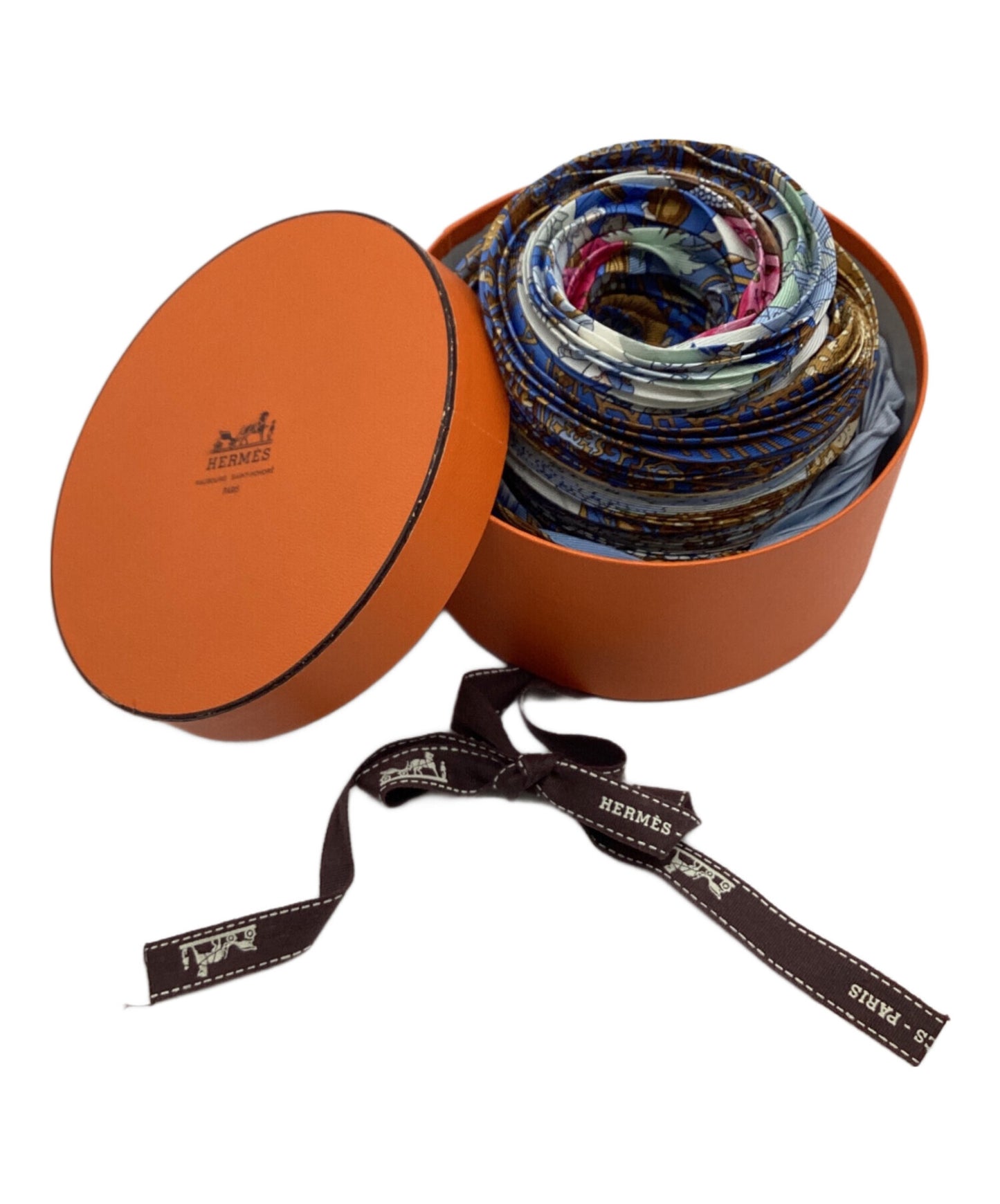 [Pre-owned] HERMES pleated scarf