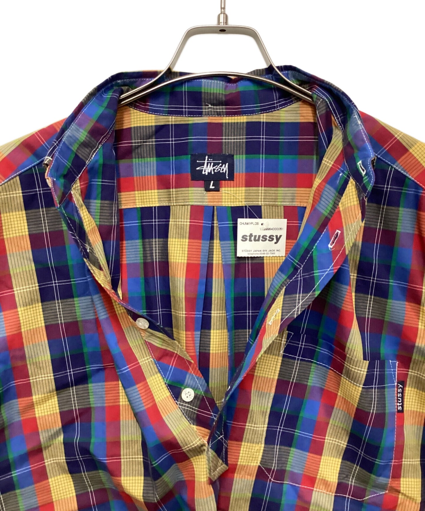 [Pre-owned] stussy Chucky Plaid Pullover Shirt