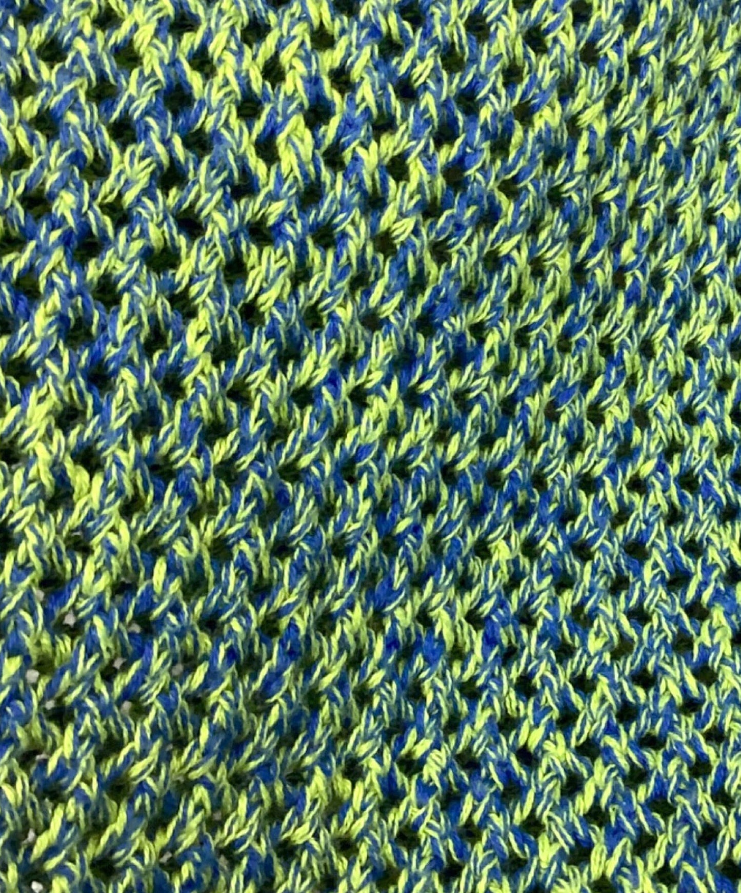 [Pre-owned] stussy 2 Tone Loose Gauge Crew Neck Sweater