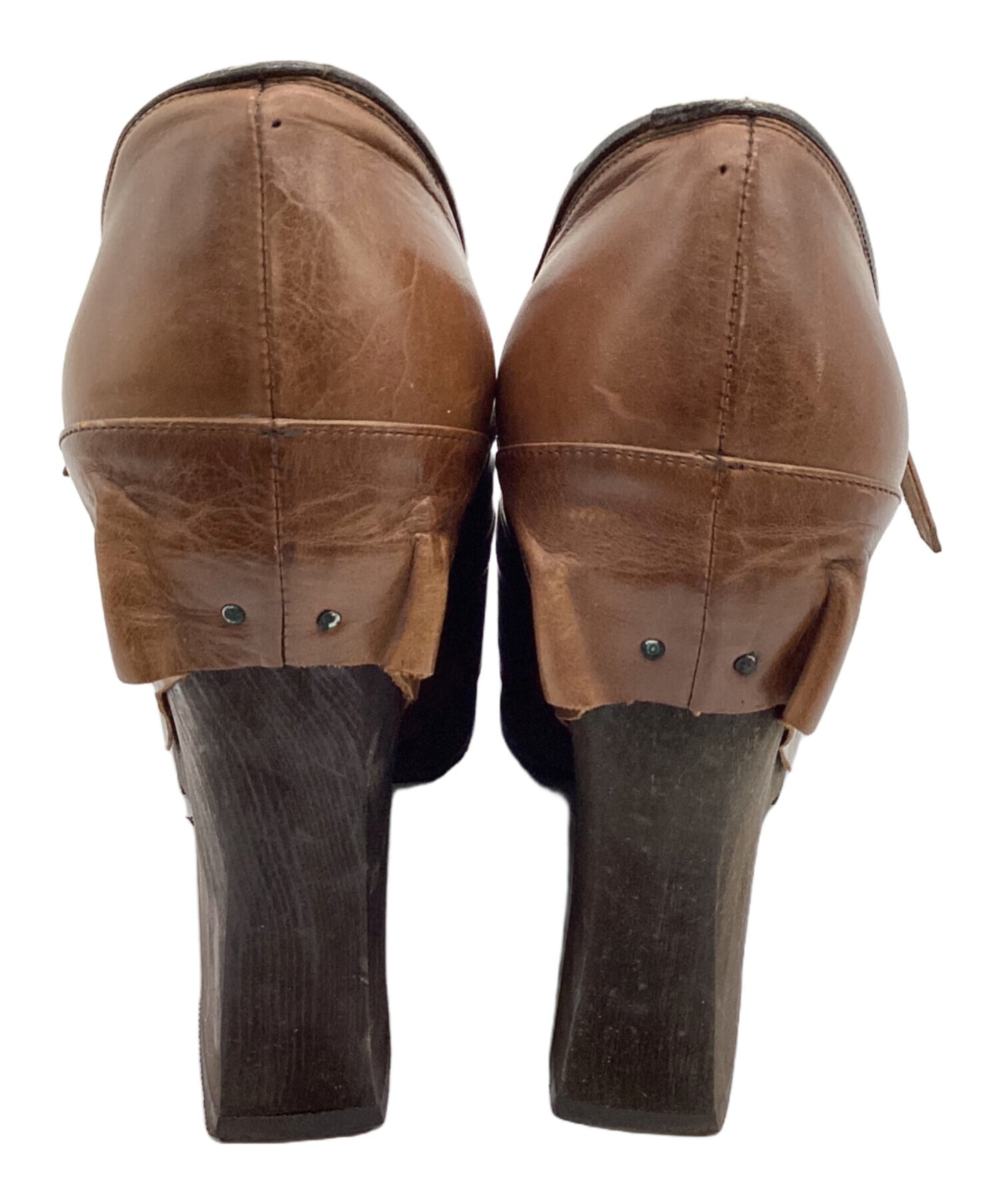 [Pre-owned] MIHARA YASUHIRO thick-soled pumps