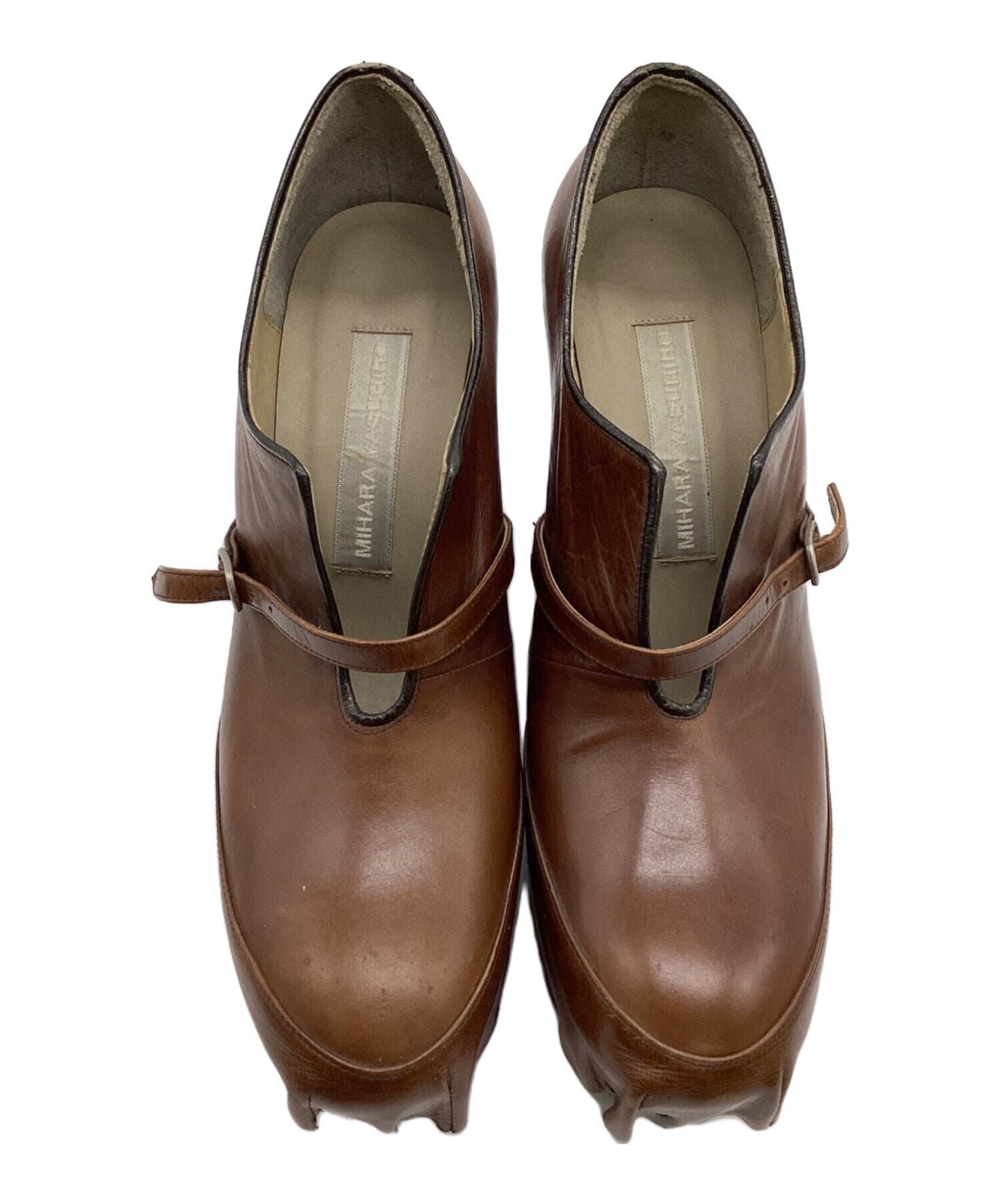 [Pre-owned] MIHARA YASUHIRO thick-soled pumps