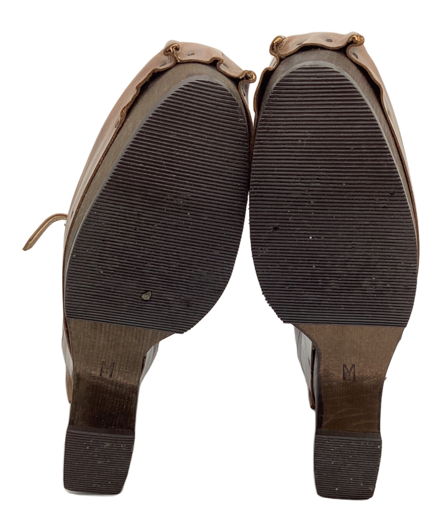 [Pre-owned] MIHARA YASUHIRO thick-soled pumps