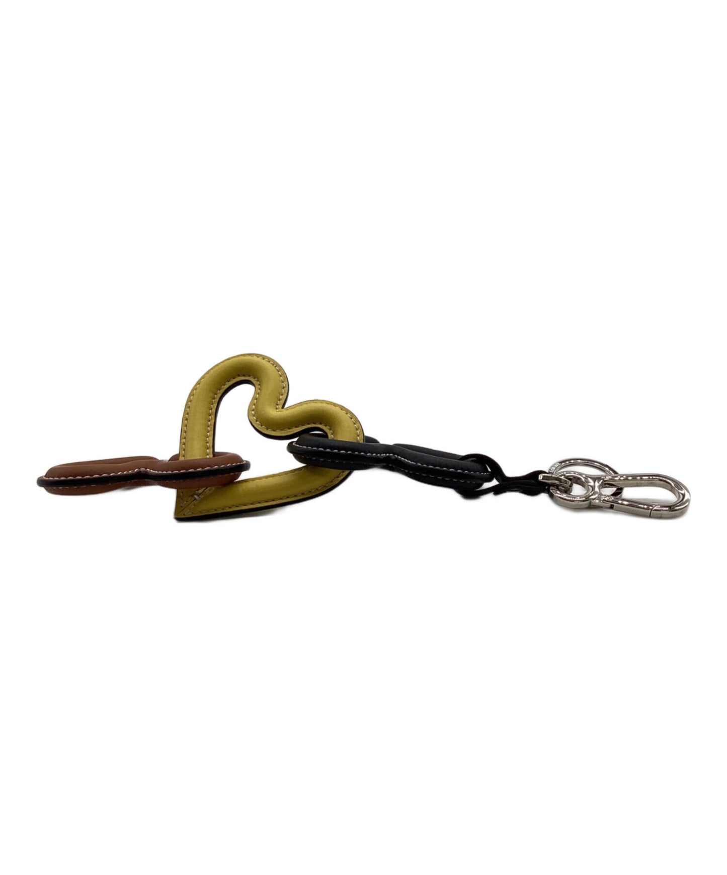 [Pre-owned] LOEWE Triple Heart Charm Key Ring