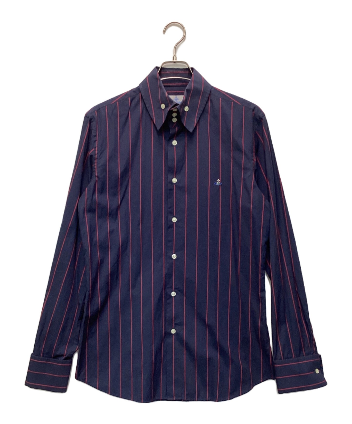 [Pre-owned] Vivienne Westwood man Orb Stripe Long Sleeve Shirt 4947-2008