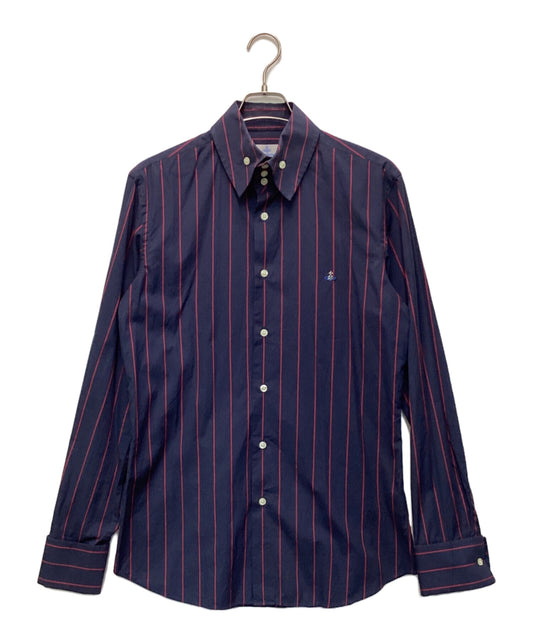 [Pre-owned] Vivienne Westwood man Orb Stripe Long Sleeve Shirt 4947-2008