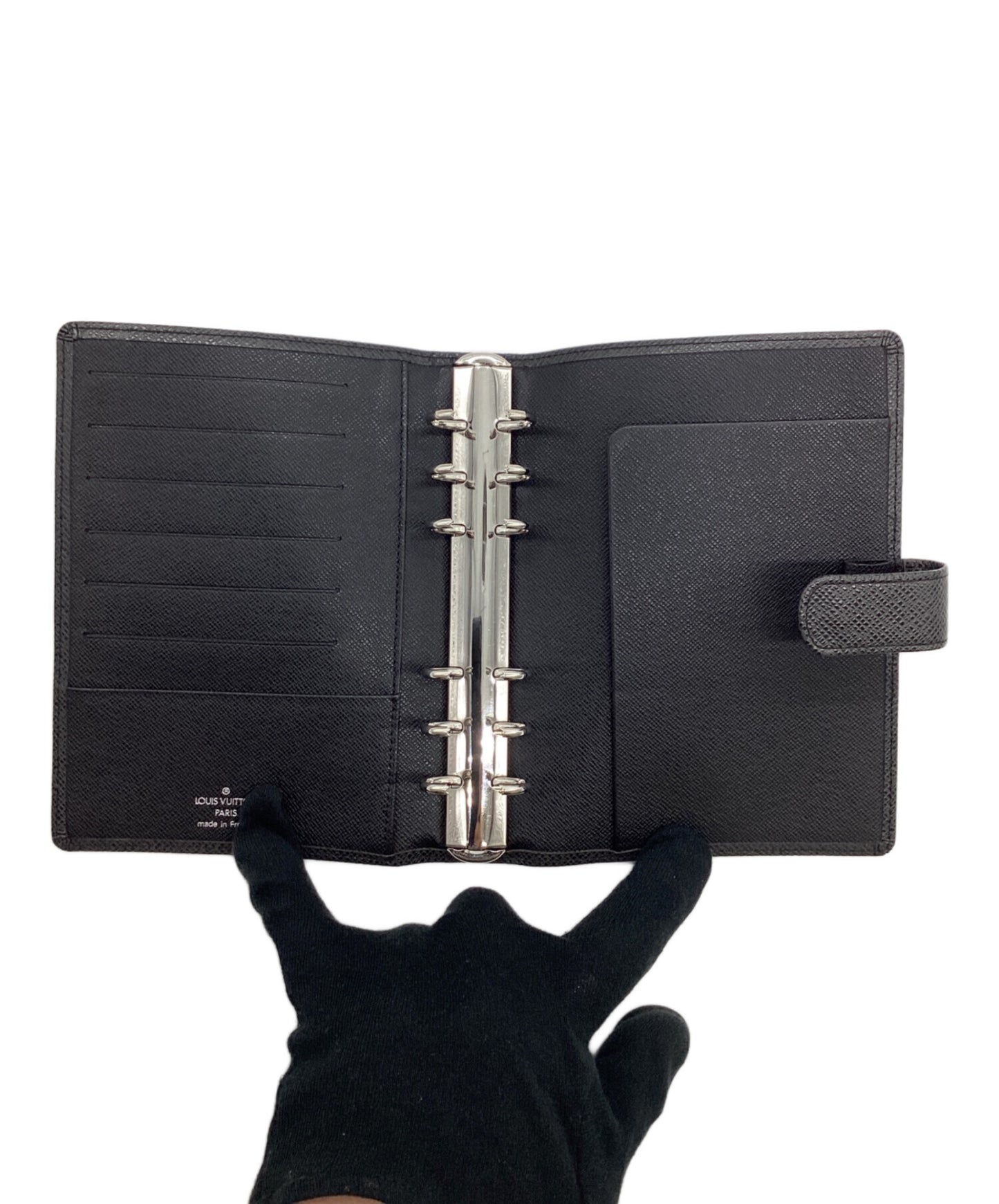 [Pre-owned] LOUIS VUITTON Taiga Agenda MM Notebook cover R20423