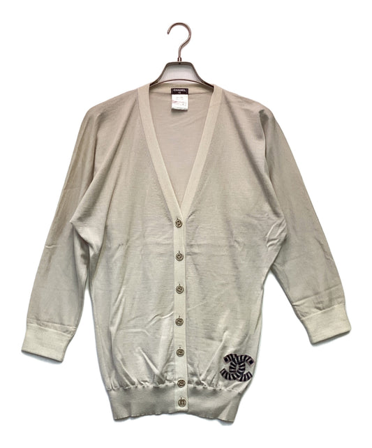 [Pre-owned] CHANEL Cashmere Silk High Gauge Cardigan P40351K02944