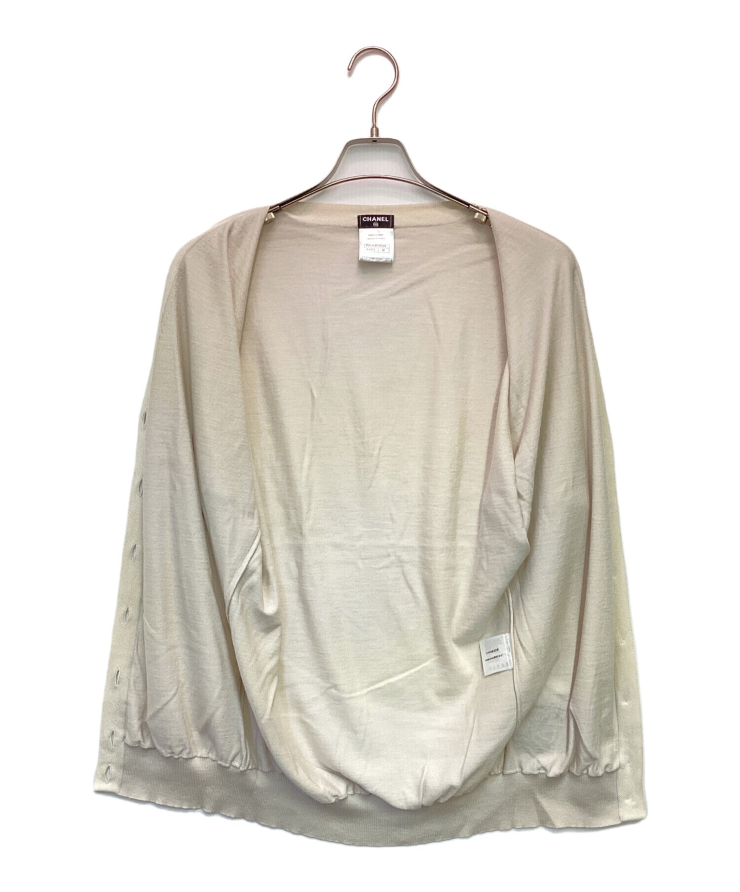 [Pre-owned] CHANEL Cashmere Silk High Gauge Cardigan P40351K02944