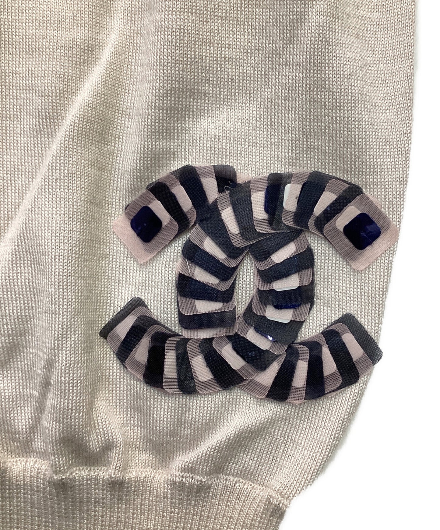 [Pre-owned] CHANEL Cashmere Silk High Gauge Cardigan P40351K02944