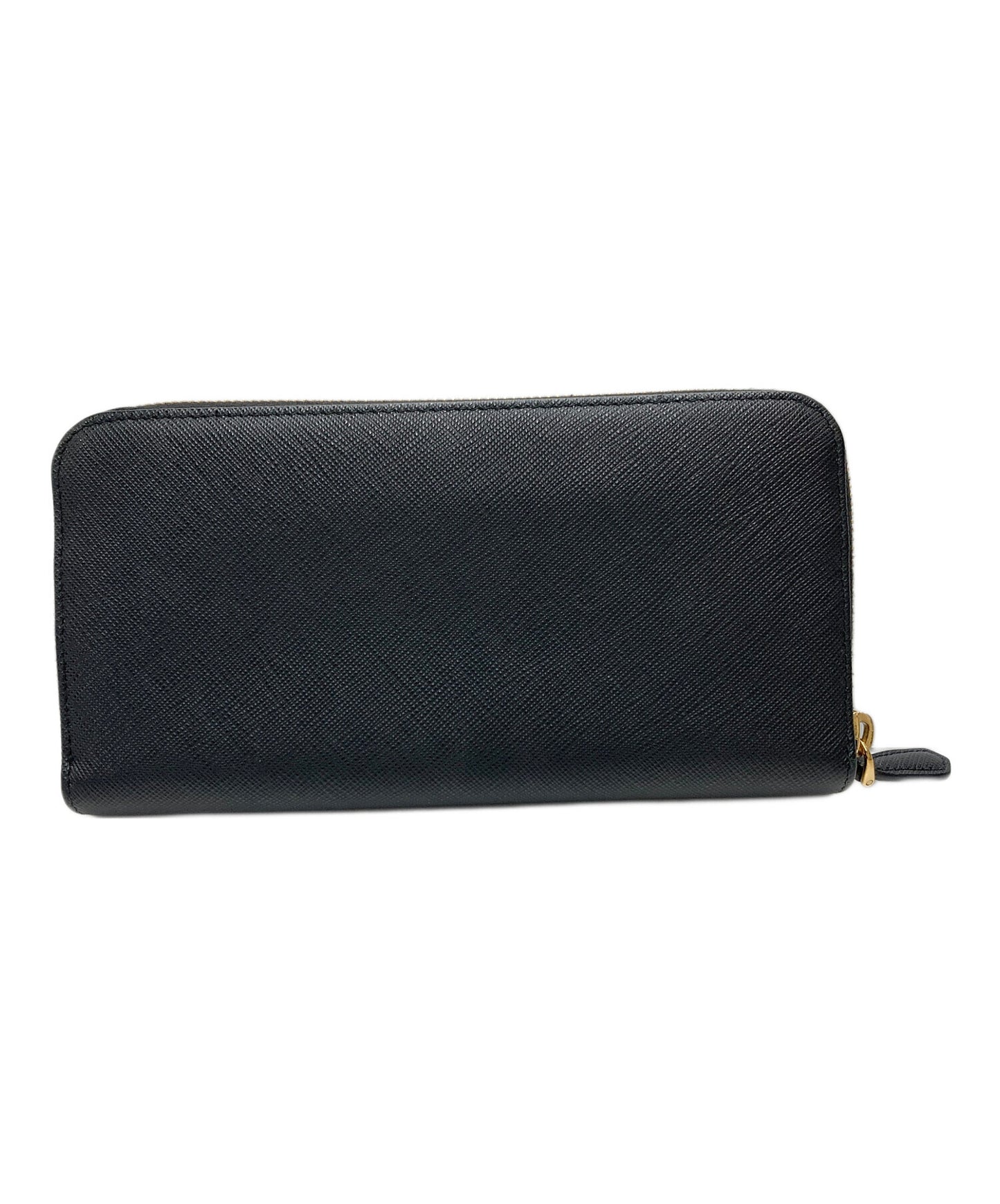 [Pre-owned] PRADA Round Zip Zipper Wallet 1ML506