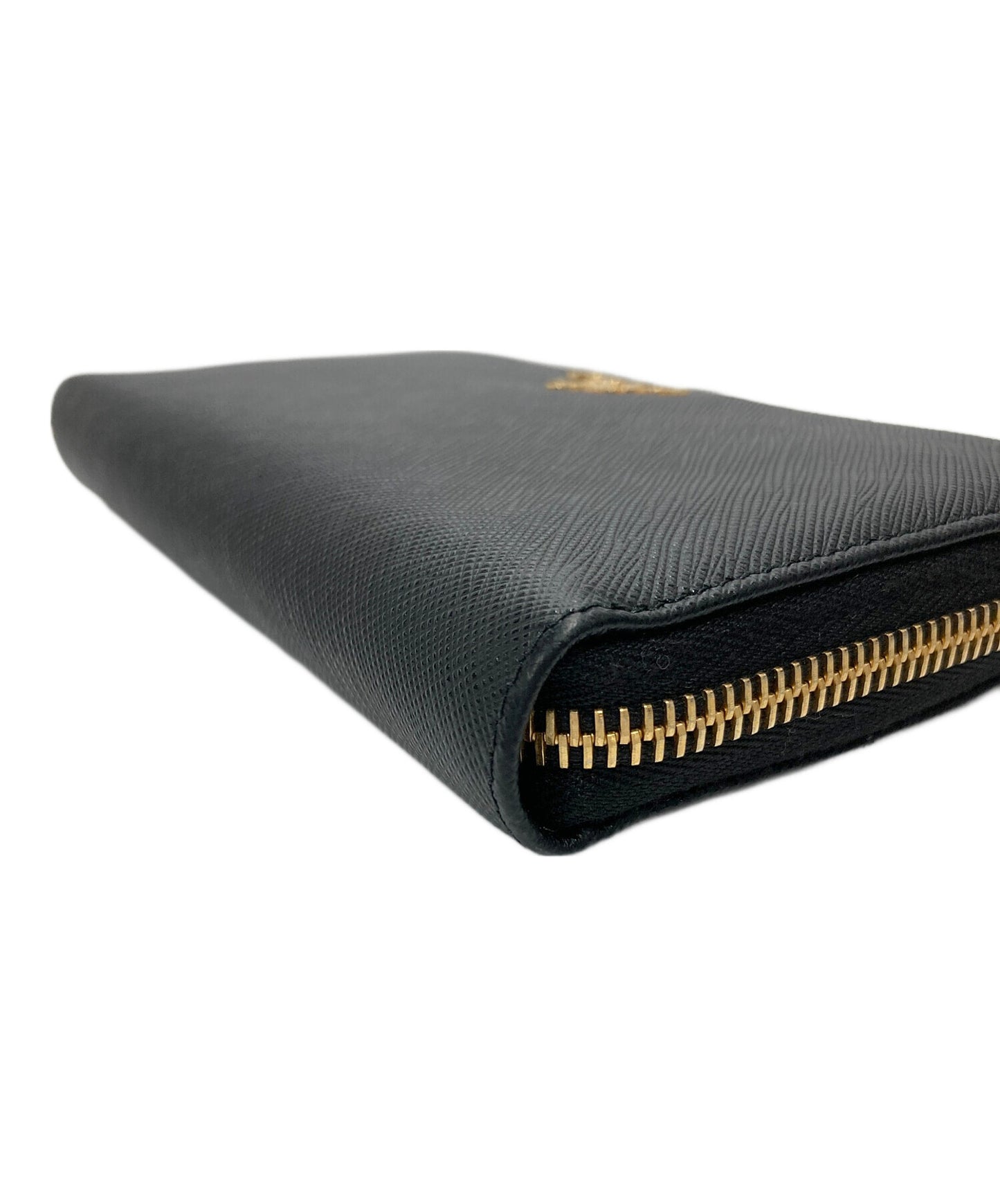 [Pre-owned] PRADA Round Zip Zipper Wallet 1ML506