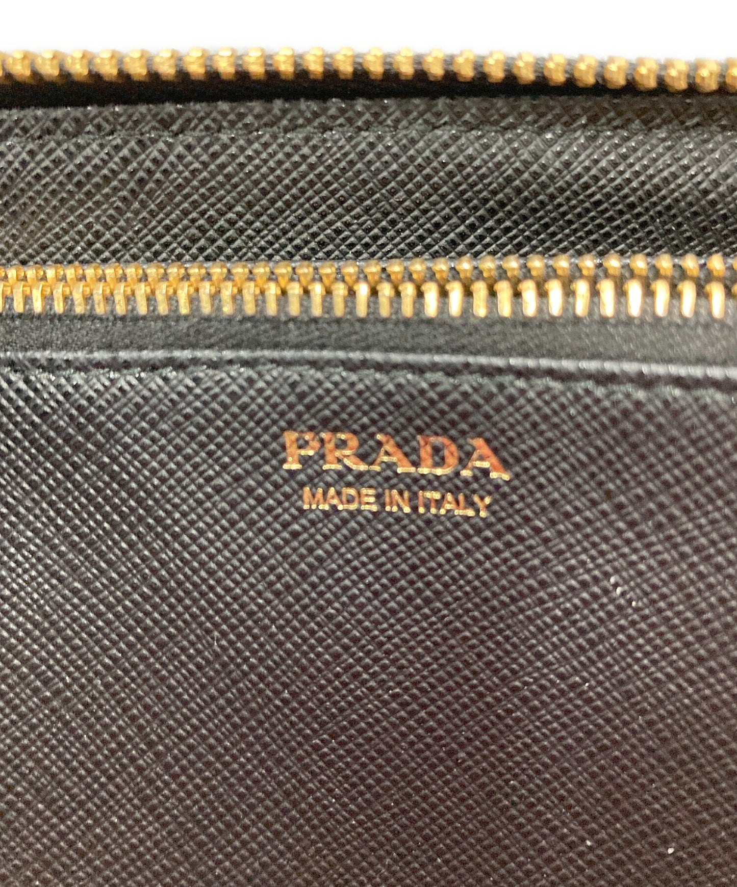 [Pre-owned] PRADA Round Zip Zipper Wallet 1ML506