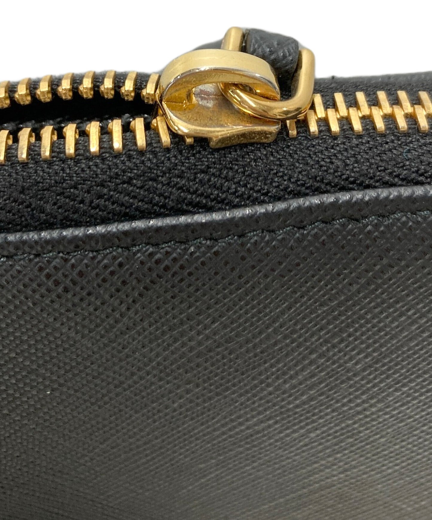 [Pre-owned] PRADA Round Zip Zipper Wallet 1ML506